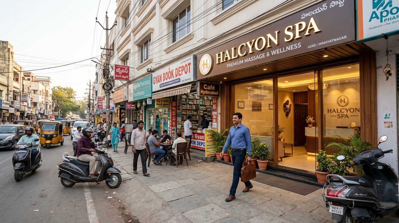Body massage center near Himayatnagar
